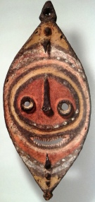 drewniana maska Garra lub Gra, południowy Sepik